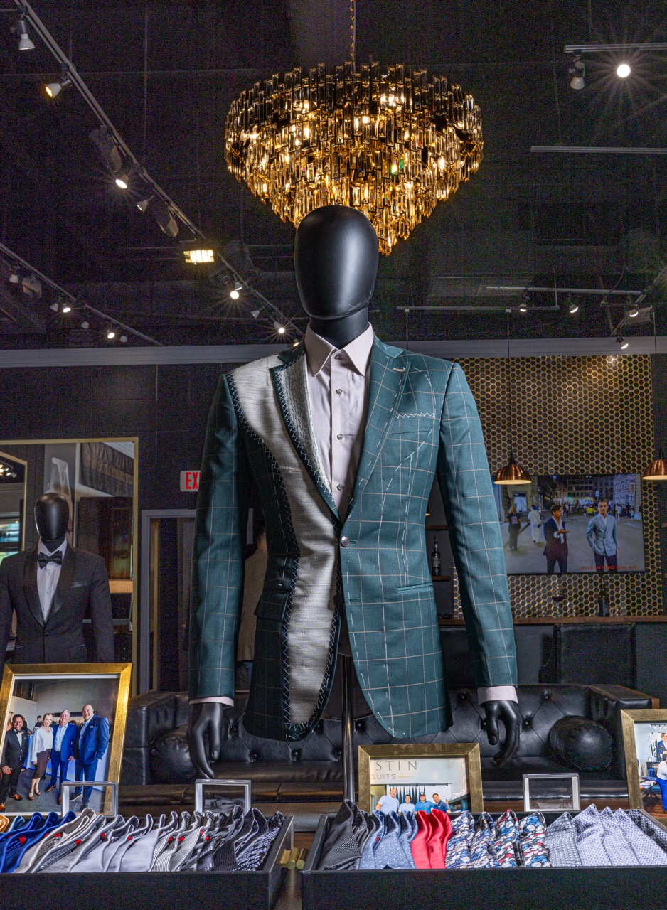 Navy Perennial Tailored Fit Havana Suit