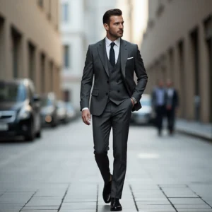 charcoal-gray-double-breasted-suit-men-9