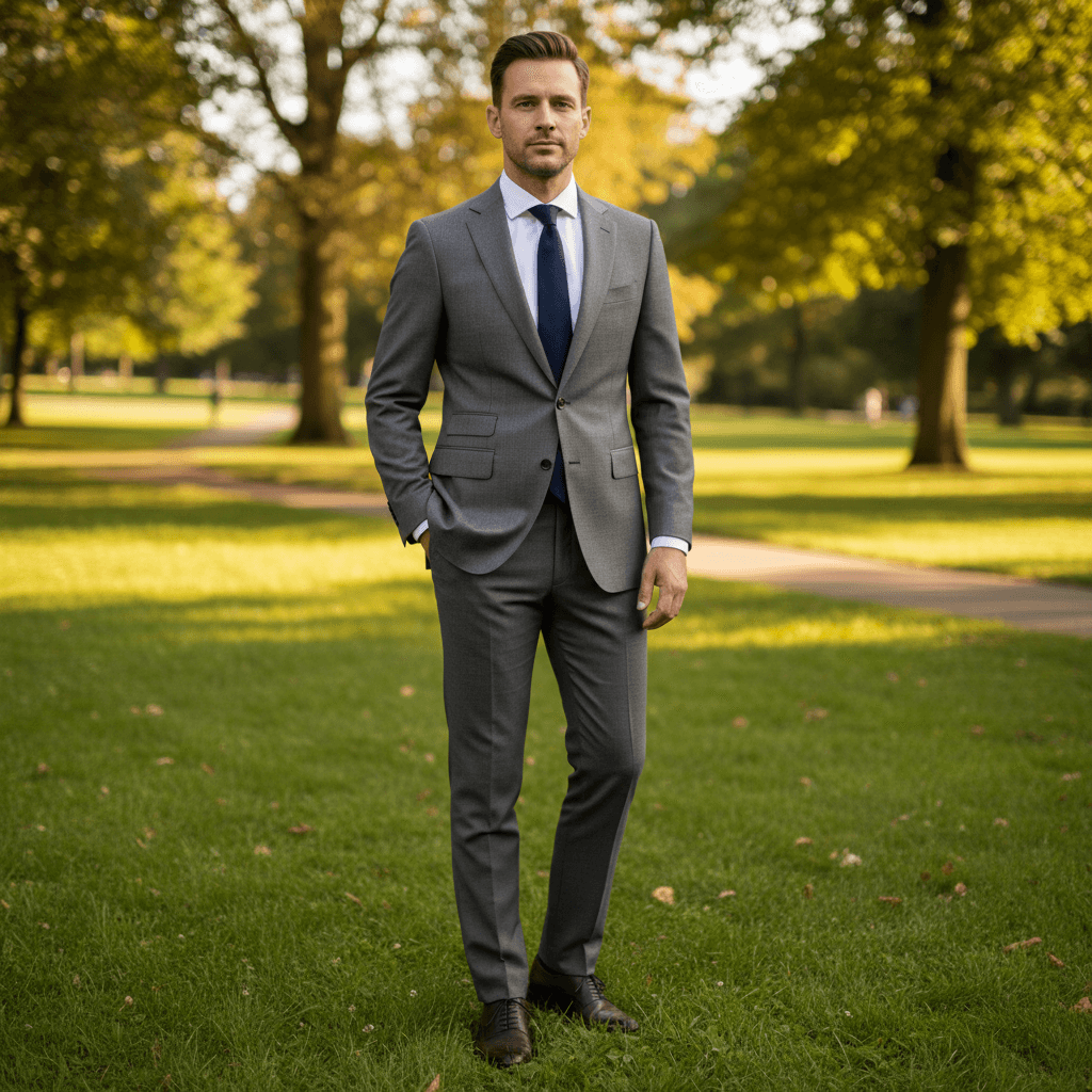 Rich Espresso Brown Two-Piece Suit